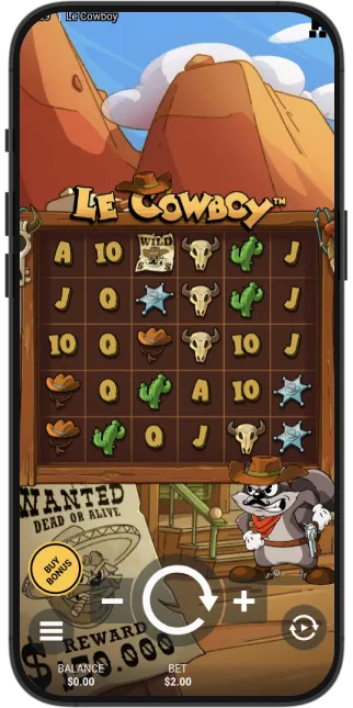 Le Cowboy Jugar por dinero real
