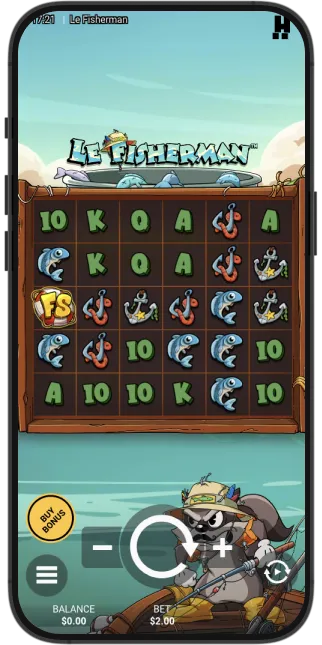 The Le Fisherman slot by Hacksaw Gaming on PC and mobile.