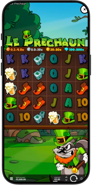 The Le Prechaun slot by Hacksaw Gaming on PC and mobile.