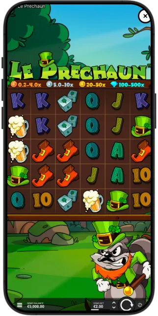 Le Prechaun Jugar por dinero real
