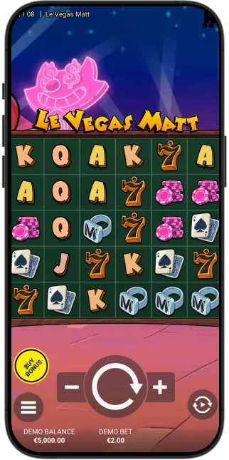 Le Vegas Matt Jugar por dinero real